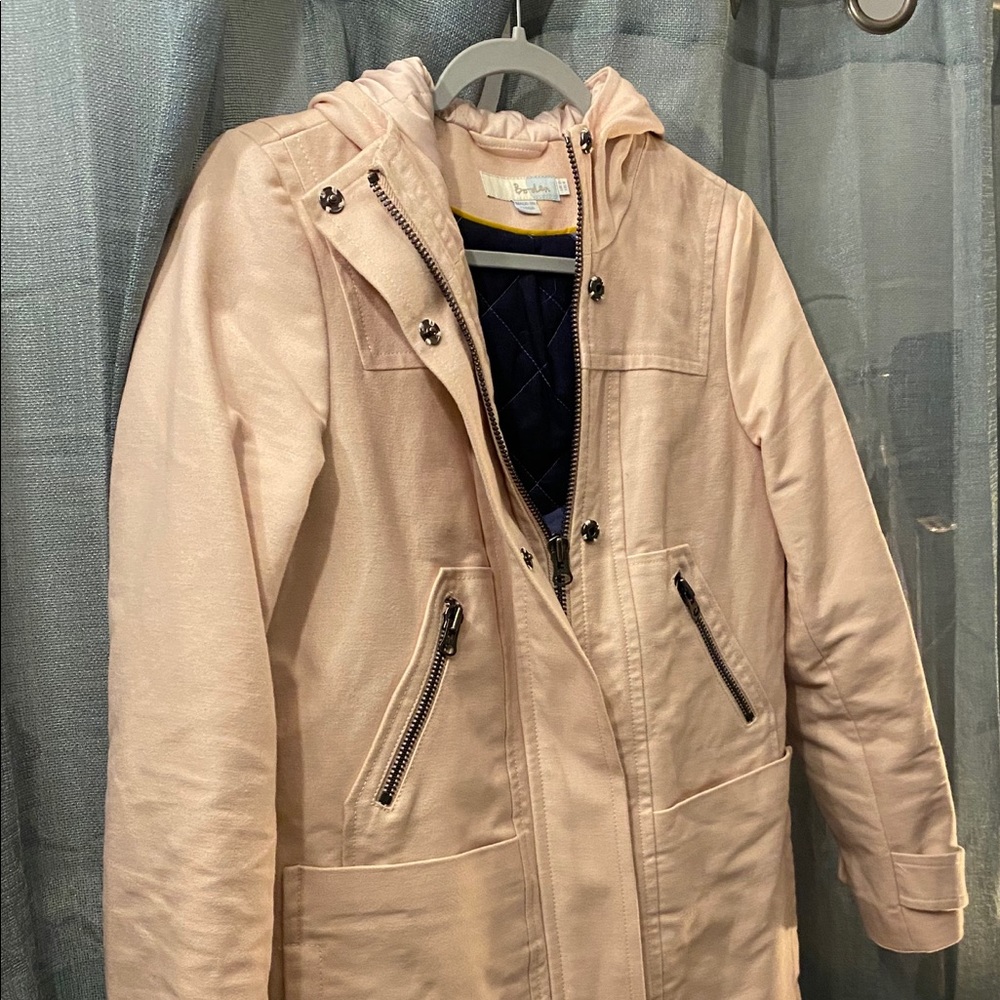 Boden Pink Pea Coat
